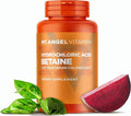 Mt. Angel Vitamins - Hydrochloric Acid Betaine Supports Healthy Digestion &amp Gastric Juices (200 Vegetarian Chlorocaps)