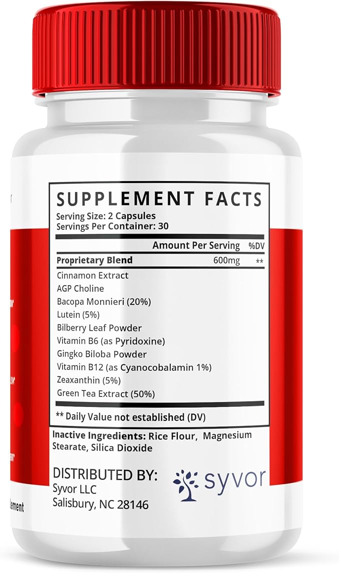 (2 Pack) GlucoZone Capsules Official GlucoZone Blood Support Pills with All Natural Ingredients Advanced Formula Blood Optimizer Supplement with Max Strength Vitamins for Women &amp Men (120 Capsul