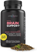 Livingood Daily Brain Supplements for Memory &amp Focus Nootropic Pills with Bacopa L Theanine L Tyrosine Amino Acids &amp More Cognitive Support for Men &amp Women Vegan Gluten Free 60 Cap