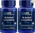 Life Extension N-Acetyl-L-Cysteine (NAC) 600mg 150 Capsules (Pack of 2)