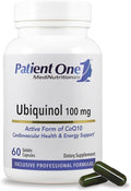 Patient One Ubiquinol 100 mg | Supplement to Support Heart and Vascular Health* | Active Antioxidant Form of CoQ10 | 60 Capsules