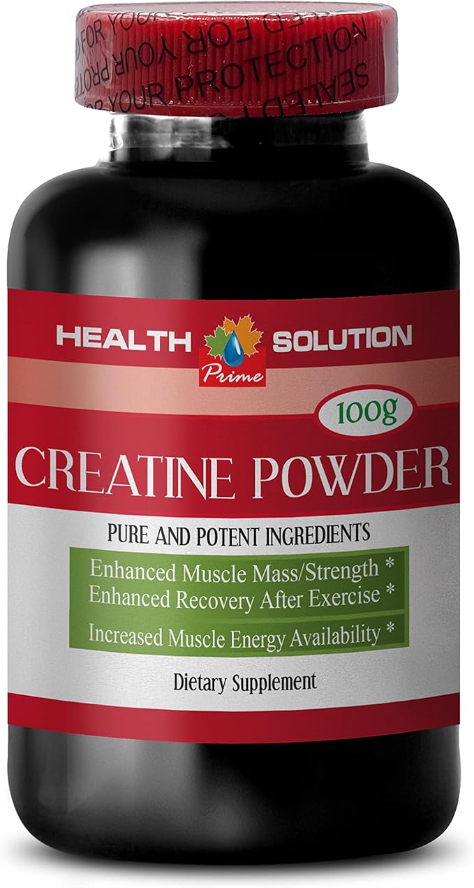 Creatine monohydrate organic - CREATINE POWDER 100g - boost muscle growth - creatine monohydrate powder - creatine micronized monohydrate - creatine monohydrate 5g powder - micronized creatine 1 Bot