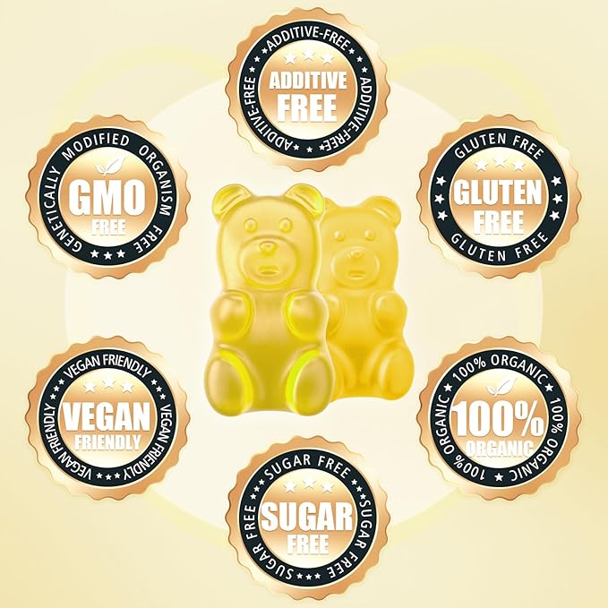 softbear Potassium Gummies for Adults Sugar-Free Potassium Magnesium Supplement with Vitamin B6 CoQ10 for Muscle Cramps Vegan Pineapple Flavor 120 Gummies