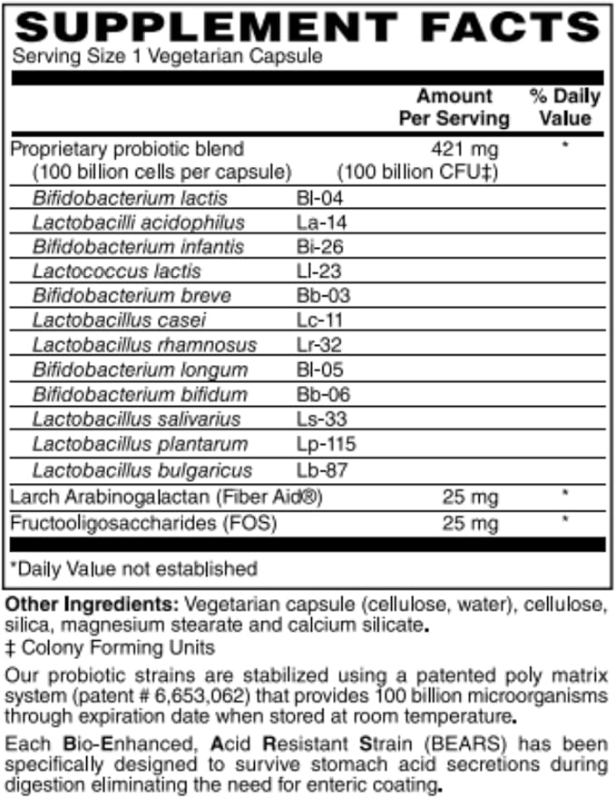 100 Billion Probiotic