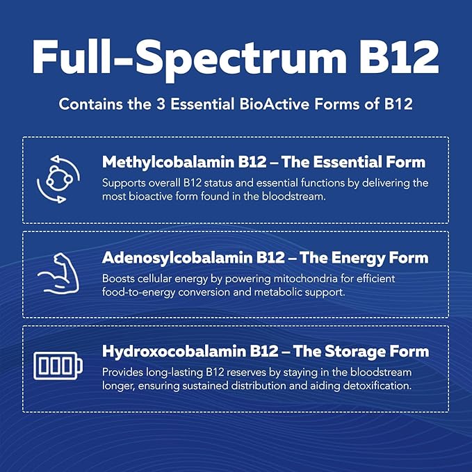 BioActive Vitamin B Complex - Blood Stream Ready Methylated B Complex - Featuring Methylfolate 3 BioActive Forms of B12 BenfoPure® B1 &amp Pantesin® B5 - 12 B Vitamins in Clinical Doses - Liquid 4