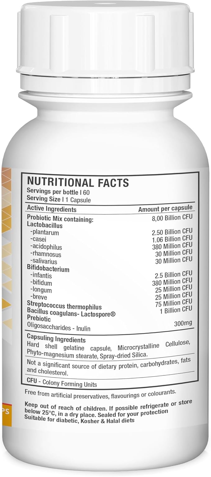 IBS 8 Probiotic Capsules 60 Count