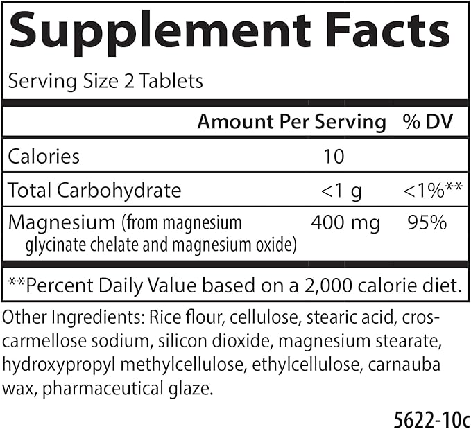 Carlson – Buffered Magnesium 400 mg – Gentle Absorption for Heart &amp Muscle Function Bone Support 240 Tablets