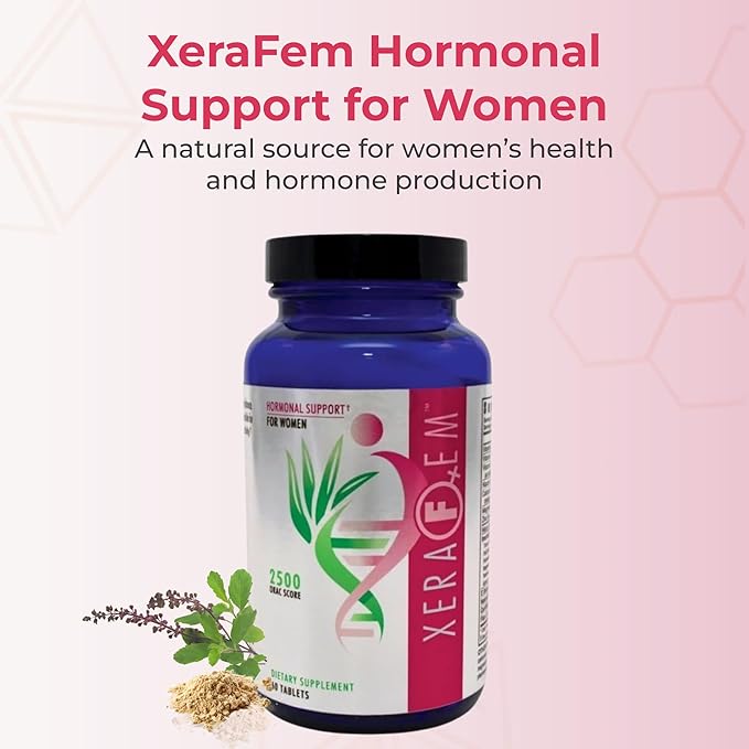 Youngevity XeraFem – Hormonal Support for Women with Vitamins Minerals Maca Root and Grapeseed Extract – Supports Hormonal Balance and Immune Health – 60 Tablets