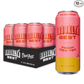 Brooklyn Best Peach Iced Tea Not too Sweet Better for You Drink - 15 Fl Oz (Pack of 12)