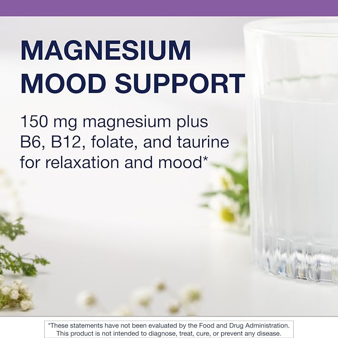 Metagenics MetaRelax - Magnesium Powder for Restful Sleep Relaxation &amp Positive Mood* - with B-Vitamins Taurine &amp GABA - Orange Citrus Flavor - Non-GMO Gluten-Free Vegetarian - 30 Servings