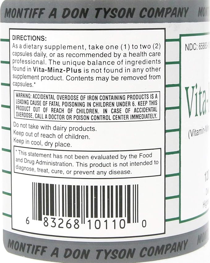 Vita-Minz Plus 120 Capsules