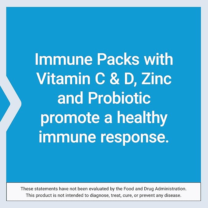 Life Extension - Immune Packs with Vitamin C &amp D Zinc and Probiotic (30 Packs)