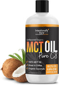 Intentionally Bare MCT Oil - Coconut Oil with 99.2% C8 and 0.8% C10 for Clean Energy Brain Health &amp Focus - MCT Oil C8 for Keto Paleo &amp Vegan Diet - Unflavored Coconut MCT for Coffee &amp S