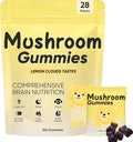 Lions Mane Mushroom Gummies for Adults Functional Gummies with Reishi Chaga Cordyceps Coriolus | for Energy Brain Health Cognitive Memory &amp Focus 28PacksIndividual Packets