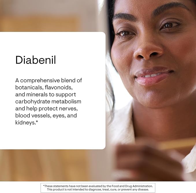 THORNE - Diabenil - Support for Maintaining Health* - with Chromium ALA and Quercetin Phytosome - 90 Capsules