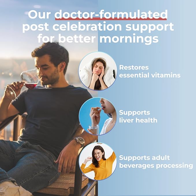Avenir Nutrition Plan A | Post-Celebration Relief &amp Morning Restore | Electrolyte for Dehydration &amp Headache Support | Dihydromyricetin DHM &amp L Cysteine | 135 Capsules for Men and Women