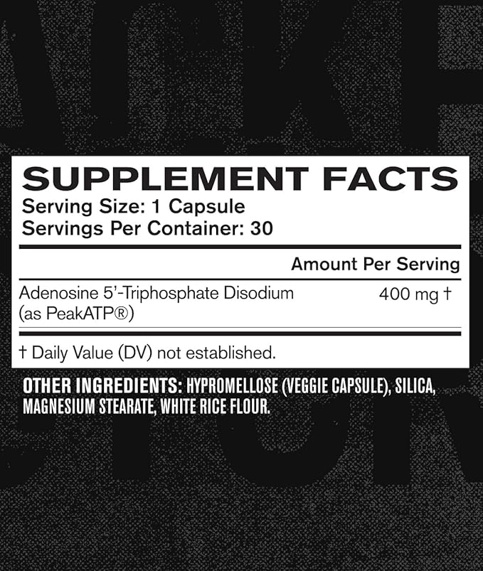 Jacked Factory Creatine Monohydrate Powder 150g - Creatine Supplement for Muscle Growth Increased Strength &amp Essentials Muscle Builder - Daily Muscle Builder with PeakATP (30 Capsules)