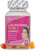 AIHIYO L-Glutathione 13 in 1 Gummies - Powerful Antioxidant &amp Cellular Support Supplement with 13 Essential Nutrients for Men &amp Women 60 Count