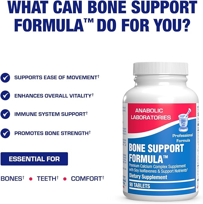 Clinical Calcium Complex Bone Supplement - Restorative Calcium Magnesium Zinc D3 Supplement for Bone Health Strength &amp Density Support with Antioxidant Bioflavonoids - High Absorption - 15 Serving