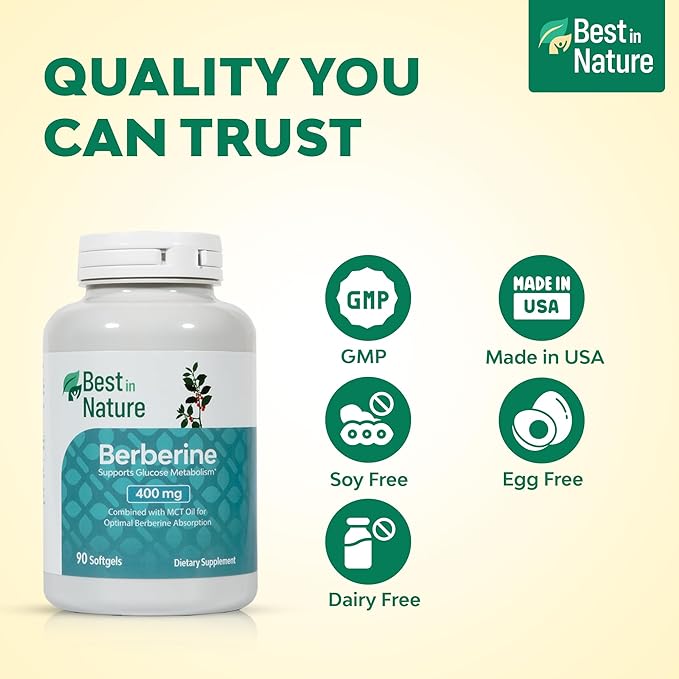 Berberine 400mg 90 Softgels from