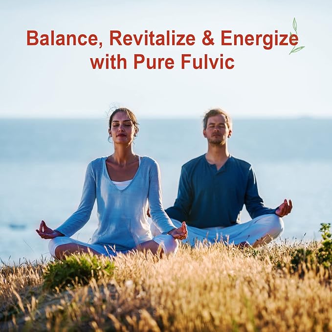 Vital Earth Minerals Fulvic Minerals Liquid – Fulvic Acid Supplement with 70+ Trace Minerals Electrolytes for Energy &amp Vitality 32 Oz + 1 Oz Cup