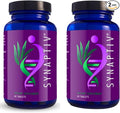 Youngevity Synaptiv™ Brain Support - 12 in1 - Ginkgo Huperzine Bacopa Quercetin and More - with Potent Antioxidant Blend + Vitamins - 60 Count (Pack of 2)