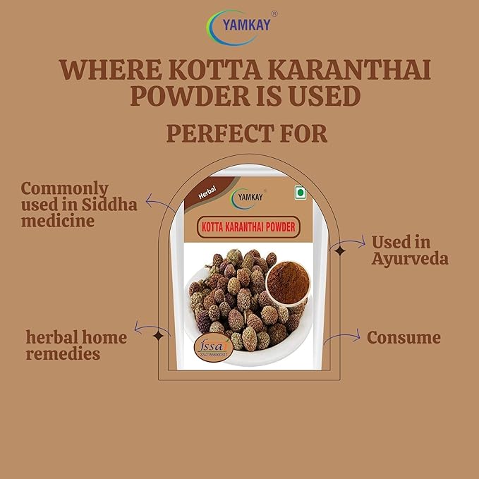 Yamkay Kotta Karanthai Powder 1500 Gm (3 Pounds) | Sphaeranthus Indicus | Gorakhmundi Mundi | Pure Natural Plant Powder | No Additives or Preservatives