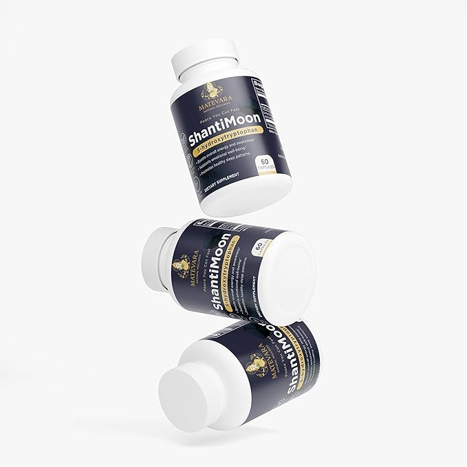 ShantiMoon 5-HTP | Serotonin Support Capsules | 60 Count