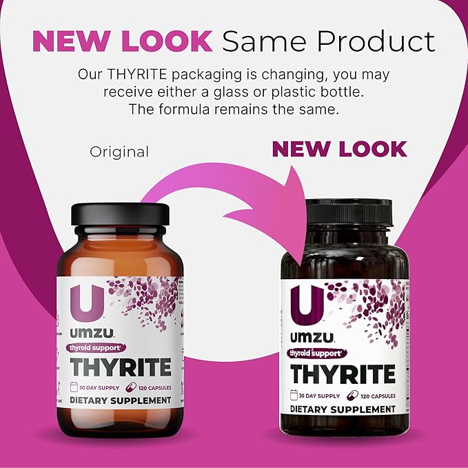 UMZU Thyrite Thyroid Support Supplement 30 Day Supply – Magnesium Zinc Copper Iodine Selenium and Adaptogenic Herbs Formula – Supports Metabolism Energy and Daily Wellness for Balanced Daily Support