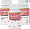 Probiotics and Prebiotics for Women pH Balance &amp Digestive Health - 60 Billion Vaginal Probiotic with Cranberry &amp D-Mannose for Gut Urinary Immune Health Vegan &amp Non-GMO | 270 Capsules