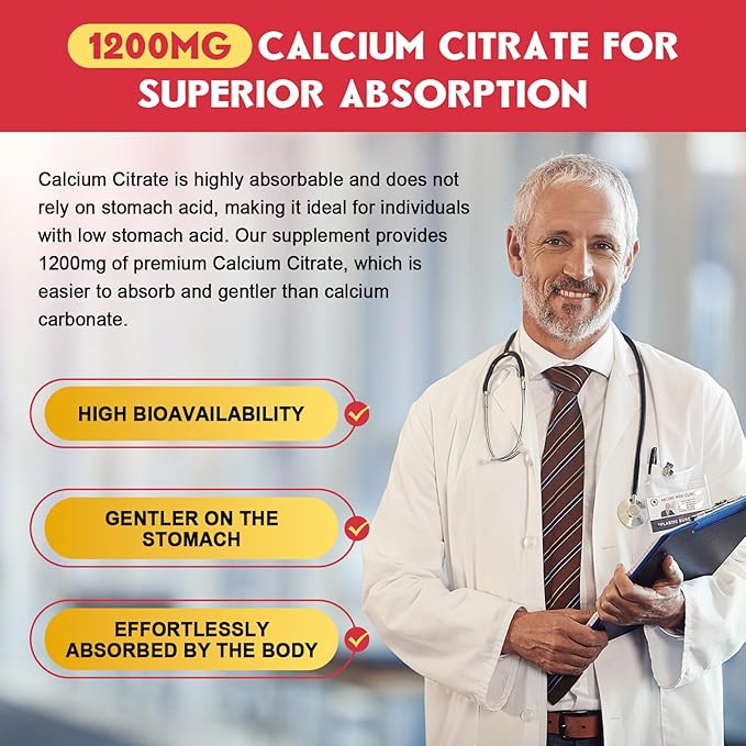 (2 Pack) Sugar Free Calcium Citrate Gummies 1200 mg with Vitamin d3 K2 Magnesium Zinc for Bone Muscle &amp Immune Support High Absorption Calcium Supplement for Women Raspberry Flavor 60 Chews