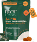 ROOT LABS 10-in-1 Alpha Shilajit Gummies | 4000 mg Pure Himalayan Shilajit with Tongkat Ali &amp Maca Root | for Men &amp Women | ShilAbsorb Bioavailability Tech | Sugar-Free Vegan | 120 Gummies