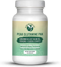 Peak Glutamine PAK 60 Capsules L Glutamine with pyridoxal Alpha-ketoglutarate to efficiently Recycle L-glutamine for Optimal Gut Health Benefit