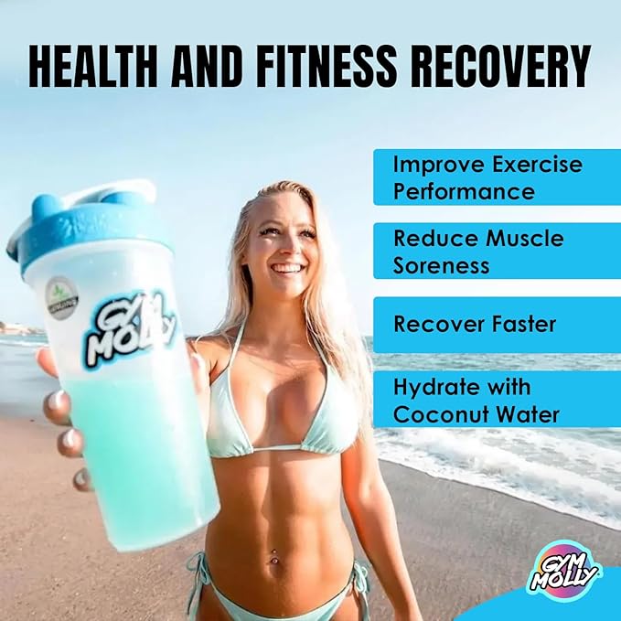 Gym Molly After Party Vegan BCAA Powder Electrolyte Powder BCAA Amino Acids After Post Workout Recovery Drink Zero Carbs Zero Sugar 35 Calories Caffeine-Free (Strawberry Kiwi)