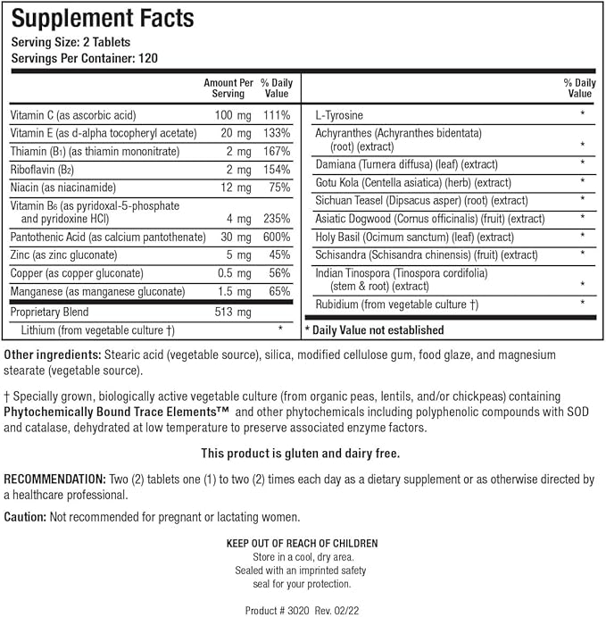 Biotics Research ADHS Adrenal Support Supports Normal Cortisol Levels Antioxidant Support More Energy Healthy Responses 240 Tablets