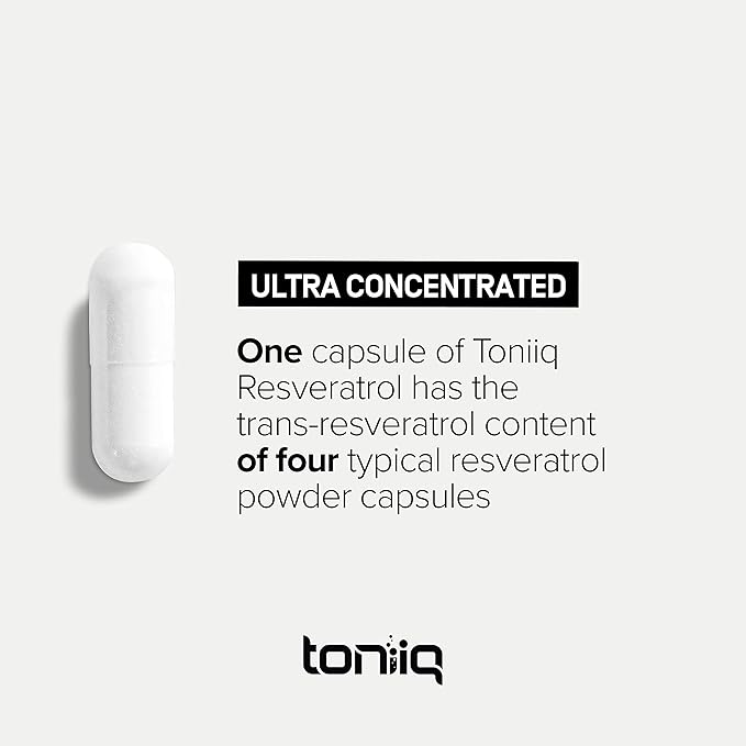 Ultra High Potency Third-Party Tested Trans Resveratrol 1000mg - 98% Pure Highly Purified and Bioavailable - Resveratrol Polygonum Root Extract - 60 Capsules