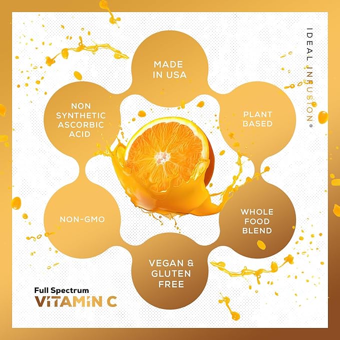 Whole Food Vitamin C Supplement 675mg – Plant Based Vitamin C Complex from Organic Oranges Acerola Cherry &amp Natural Fruit Cofactors – Immune &amp Antioxidant Support – Vegan Non-GMO – 120 capsu