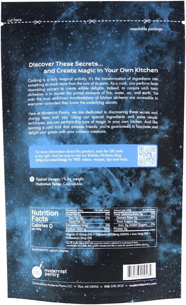 Pure Calcium Chloride ⊘ Non-GMO Vegan OU Kosher Certified - 400g/14oz