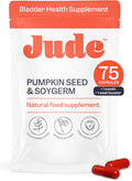 Jude Bladder Control Supplements for Women | Overactive Bladder Support Pills to Reduce Leakage and Incontinence | Day and Night Tablets with Go Less for Frequent Urination Nocturia OAB | 75 Count