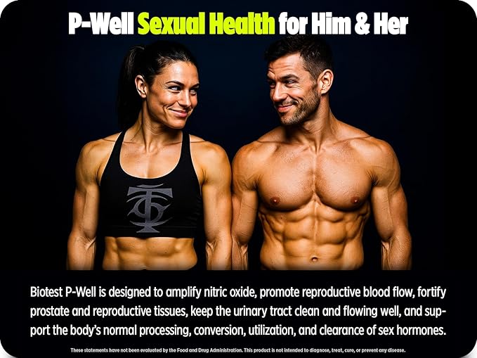 Biotest P-Well Sexual Health for Him &amp Her - 30 Servings
