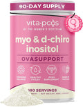 VITA-PCOS Myo-Inositol &amp D-Chiro Inositol Supplement for Women – 90 Day Supply Fertility Supplements for Women PCOS Supplements OvaSupport with 40:1 Ratio MyoInositol 2000mg &amp D-Chiro 50mg