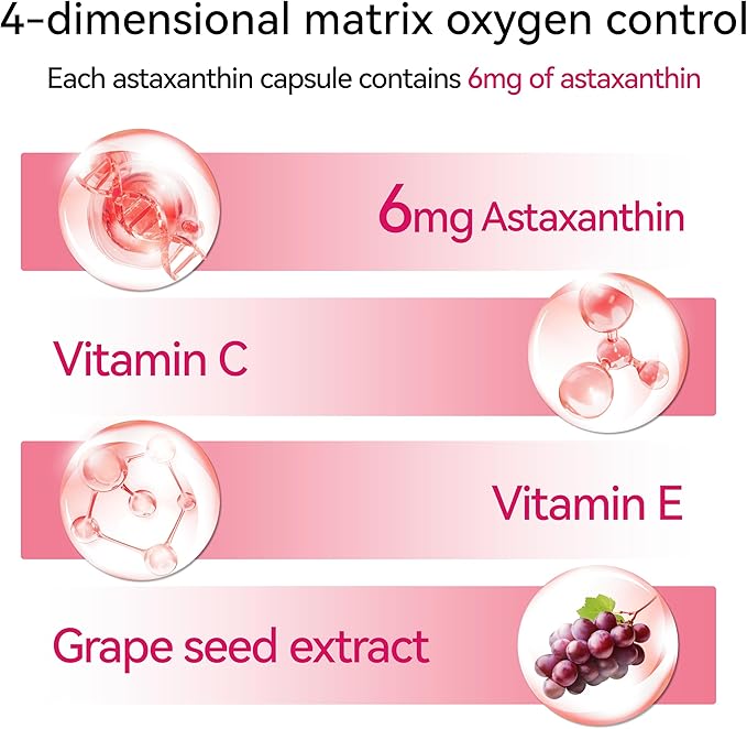 Astaxanthin 6mg 1.4g 30Softgels