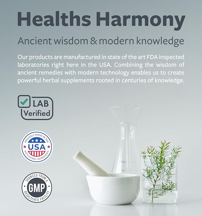 Healths Harmony Nattokinase 2000 FU (Non-GMO) Powerful Nattokinase Supplement Made from Naturally Fermented Soybeans - (6 Month Supply) 180 Vegan Natto Capsules