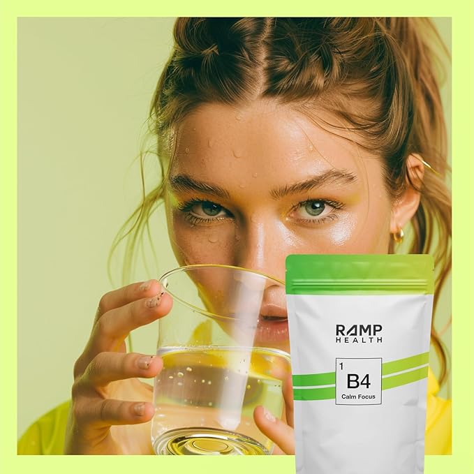 B4 - Supplement - Available in 6 Flavors - L-Theanine Lemon Balm Extract and More - 10 Count (10 Packets Citrus Smooth)
