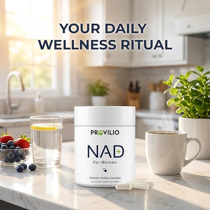 NAD+ Supplements for Women - NMN Supplement Alternative with Nicotinamide Riboside Trans-Resveratrol NAD Resveratrol Supplement for Energy Skin Health Healthy Aging - USA Made