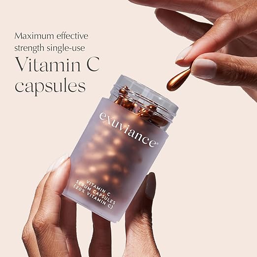EXUVIANCE Vitamin C Serum Maximum Effective Strength Single-use Capsules 60 ct.