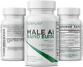 Male Ai Rapid Fat Burner for Men | Supports GLP-1 Pathway Function for Weight Loss | Appetite Suppressant Energy Booster Unisex Diet Pills | 3rd Party Tested Formula - 60 Capsules