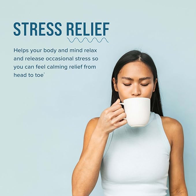 Natural Vitality Calm Mind Magnesium Citrate + L-Theanine Powder Supplement for Stress Relief Gluten Free &amp Vegetarian Unflavored 12 oz.