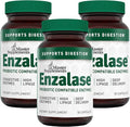 Master Supplements Enzalase - 50 Capsules Pack of 3 - Probiotic Compatible Enzymes - Provides Digestive Boost + Gas &amp Bloating Relief - Gluten Free - 150 Total Servings