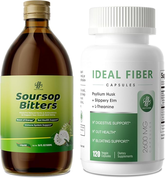 iMATCHME Digestive HealthGut Detox &amp Cleanse Combination SetRegularityEffortless Bowel Movements